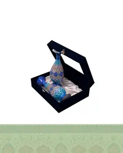 گلدان میناکاری 25 سانتی بسته دو عددی