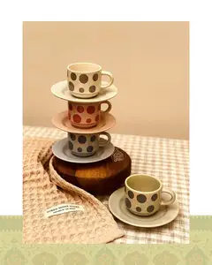 ست قهوه خوری خال خالی دنی هوم کد001832