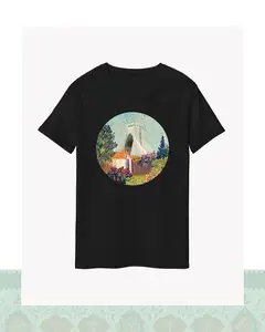تیشرت رویای آزادی ۲۳ - مشکی-Oversized - S