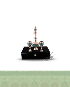 ست تنگ گیلاسی و جام فیروزه