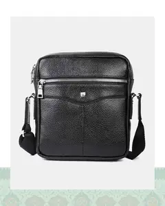 کیف کراس بادی چرم مردانه مدل 41000195 - مشکی / ONO