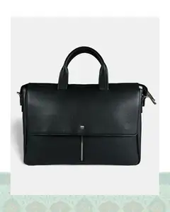 کیف اداری چرم مردانه مدل 4300058 - مشکی / ONO