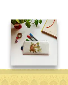 جامدادی مخملی طرح گلخانه