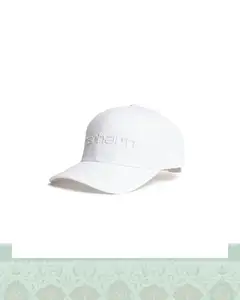 کلاه بیسبالی کتان گلدوزی برجسته CARHARTT - سفید