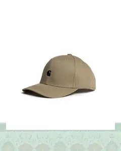 کلاه بیسبالی کتان گلدوزی مینیمال carhartt - خاکی