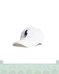 کلاه بیسبالی کتان dad’s cap62 گلدوزی لوگو پولو - سفید