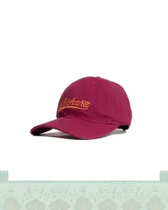 کلاه بیسبالی كتان Dad’s cap اورجینال گلدوزی carhartt - سرخابی