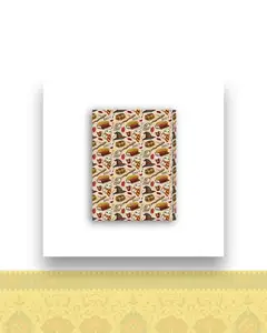 دفتر رقعی دوختی طرح پترن هری پاتر کد ۲۰۳