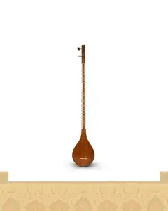سه تار عظیمی سرپنجه سنتی بغل دسته استخوان
