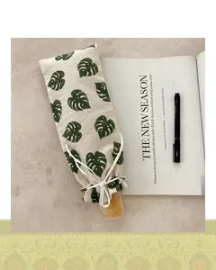 کیف لقمه طرح برگ انجیری - سایز نان تست