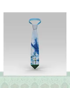 کراوات مردانه طرح آسمان آبی اثر سمانه احسانی نیا