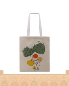 ساک پارچه‌ای طرح عشق گربه‌ای
