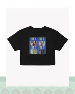 تیشرت کراپ اندی وارهول Andy Warhol – Shot Marilyns - سفید - Free Size