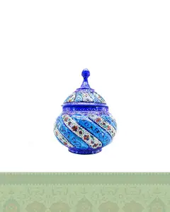 قندان میناکاری مسی اصفهان