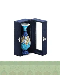گلدان ۲۰ سانتی میناکاری باکس مخمل