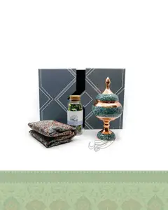 پک شکلات خوری فیروزه کوب و ترمه و شکلات
