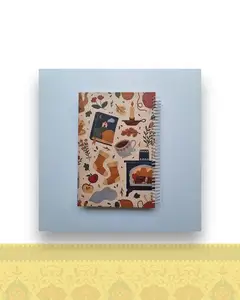 دفتر رقعی طرح زمستان کد ۱۵۹ - طراحی 60 برگ