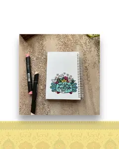 دفتر پالتویی سیمی طرح مهربانی کد ۰۱۵ - طراحی 60 برگ