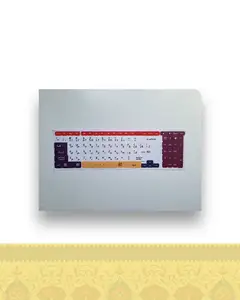 استیکر کیبوردی طرح رنگارنگ کد 058p