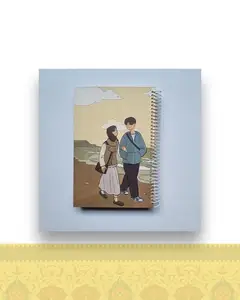 دفتر رقعی طرح ساحل کد ۰۷۵ - طراحی 100 برگ