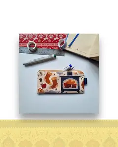 جامدادی مخملی طرح عصر زمستان