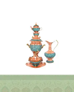 سرویس سماور فیروزه کوبی