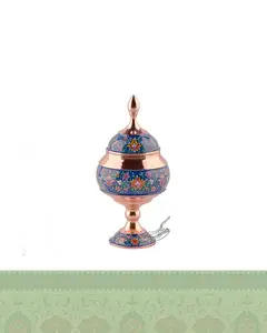 شکلات خوری مس و پرداز کوچک سایز 22 اثر شیرازی