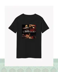 تیشرت کاراواجو Caravaggio – Saint Jerome Writing - مشکی-Basic - S