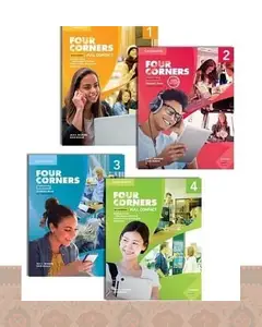 کتاب فور كورنرز ويرايش دوم Four Corners Second Edition مجموعه 4 جلدی