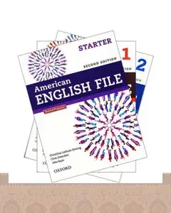 پکیج 3 جلد اول کتابهای امریکن انگلیش فایل ویرایش دوم American English File 2nd Edition رحلی