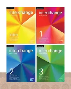 مجموعه چهار جلدی کتاب اینترچنج ویرایش پنجم Interchange Fifth Edition رحلی