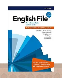کتاب معلم English File 4th Edition Pre Intermediate Teachers Guide