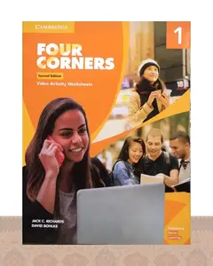 کتاب فیلم فور کرنرز ویرایش دوم Four Corners 1 Video Activity book 2nd Edition