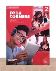 کتاب فیلم فور کرنرز ویرایش دوم Four Corners 2 Video Activity book 2nd Edition