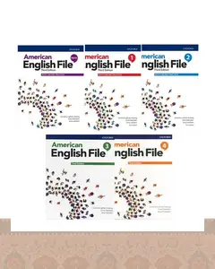 سری 5 جلدی امریکن انگلیش فایل ویرایش سوم American English File Third Edition Book Series