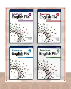 پک چهار جلدی کتاب امریکن انگلیش فایل ویرایش سوم American English File 3rd Starter + 1 + 2 + 3