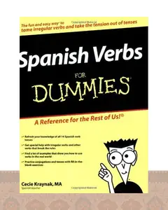 کتاب اسپنیش وربز فور دامیز  Spanish Verbs For Dummies