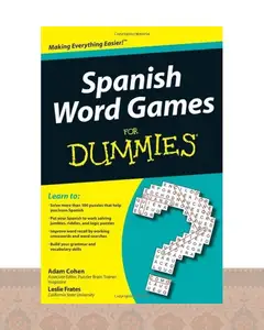 کتاب اسپنیش ورد گیمز فور دامیز  Spanish Word Games For Dummies