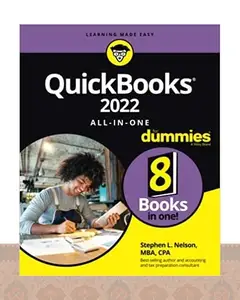 کتاب کوئیک بوکز QuickBooks 2022 All-in-One For Dummies