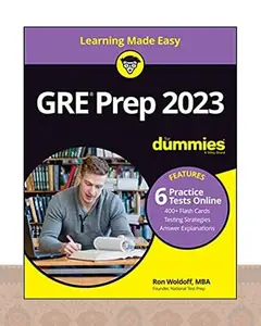 کتاب جی آر ای پرپ 2023 فور دامیز GRE Prep 2023 For Dummies