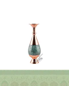 گلدان صراحی فیروزه کوبی 30سانتی