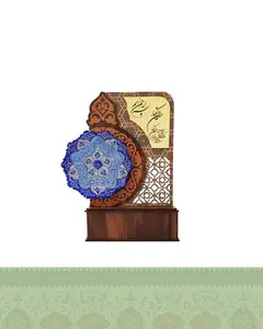 تندیس مذهبی وان یکاد میناکاری طرح سیما