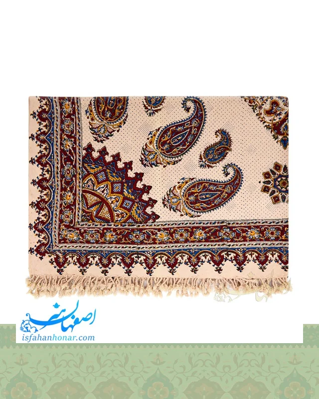 خرید سفره قلمکار سنتی طرح ترنج ابعاد 200×135 سانتیمتر در اروپا و آمریکا