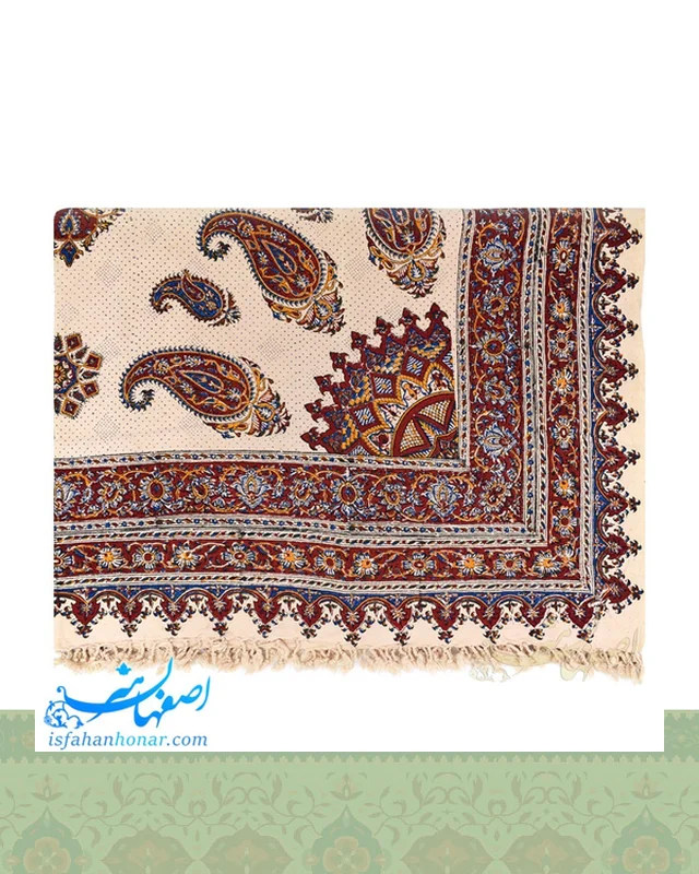 قیمت رومیزی بزرگ قلمکار هشت نفره 160×240 سانتیمتری در خارج ایران