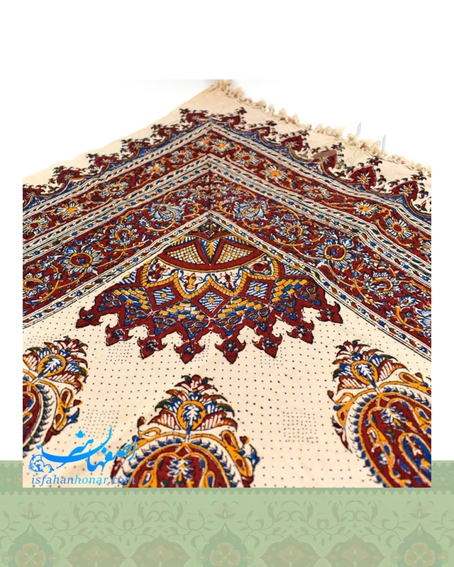 خرید رومیزی بزرگ قلمکار هشت نفره 160×240 سانتیمتری ارزی
