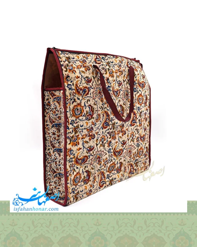 ارسال و فروش ساک هدیه قلمکار طرح سنتی ابعاد 50×50 سانتیمتر در خارج از کشور