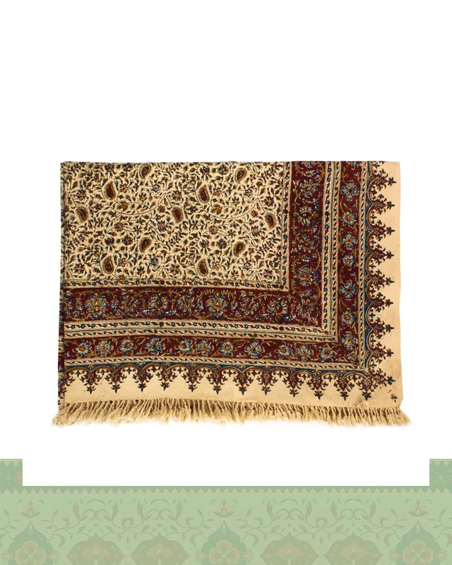 خرید سفره بزرگ قلمکار سنتی 240×160 سانتیمتری ارزی