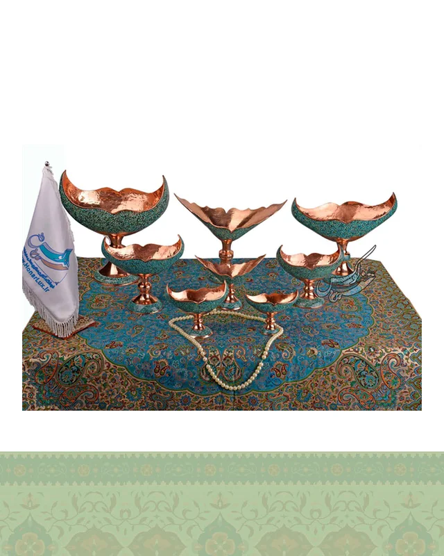 خرید کشکول فیروزه کوبی مسی اصفهان در اروپا و آمریکا