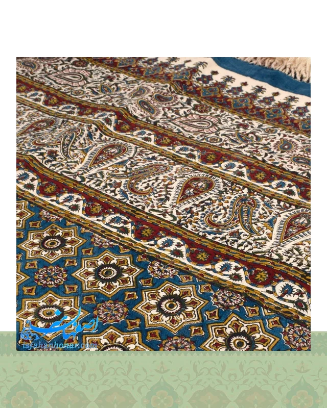 ارسالی مستقیم رومیزی قلمکار هشت نفره ابعاد 240×160 سانتیمتر از ایران