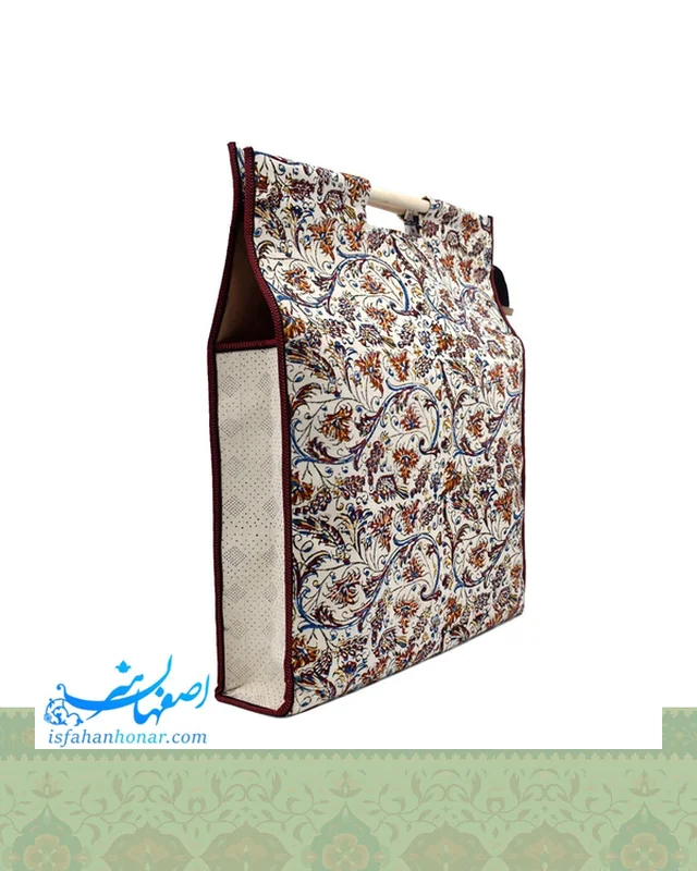 خرید ساک کادویی پارچه ای 50 سانتیمتری دسته چوبی قلمکار در اروپا و آمریکا